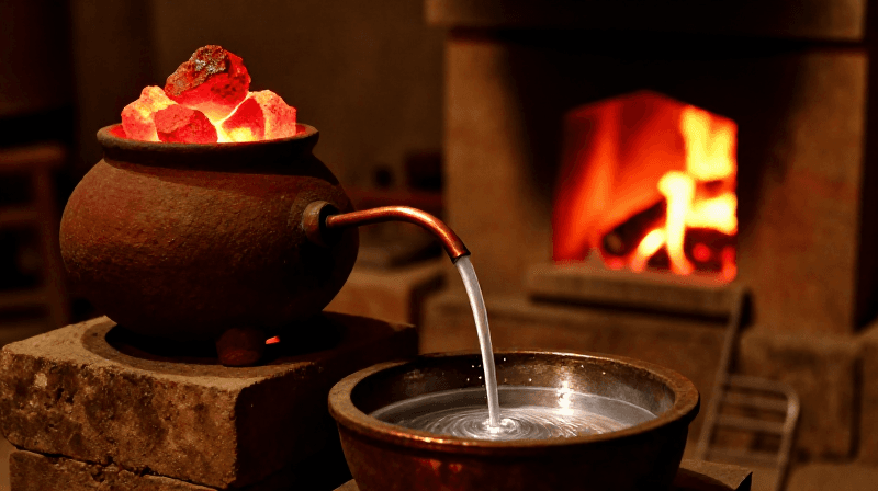 Extracting Mercury from Cinnabar — Distillation of Quicksilver from Red Ore