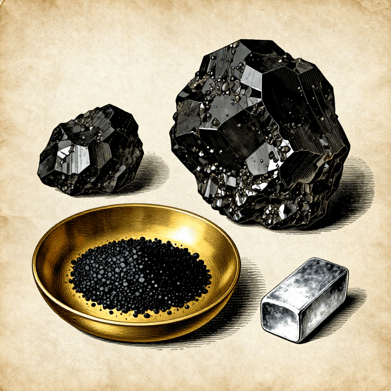 Extracting Tin from Cassiterite — Panning and Smelting Tin Ore