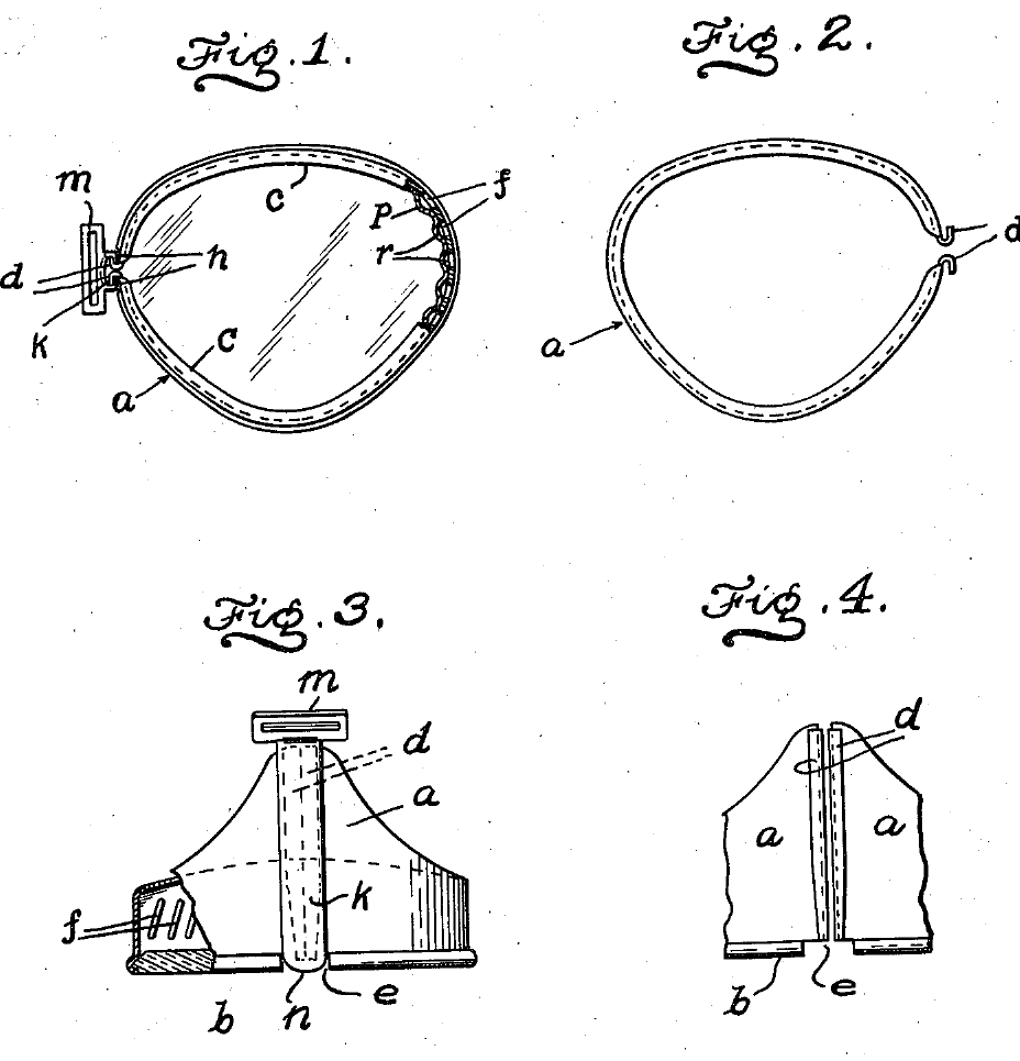 Eyecup Goggles: Shindel, 1919