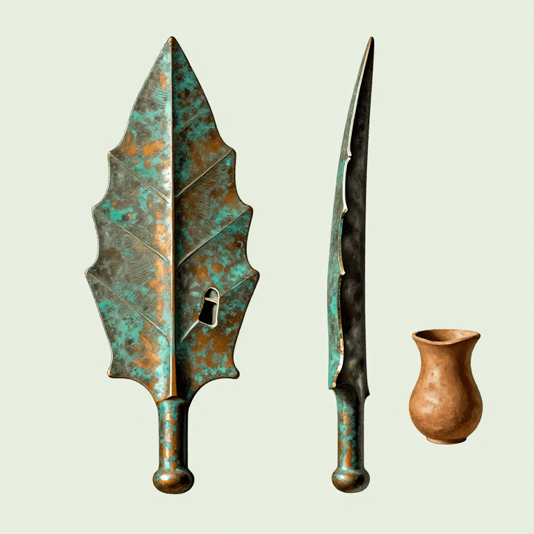 Greek Bronze Spearhead — Casting a Greek Bronze Spearhead
