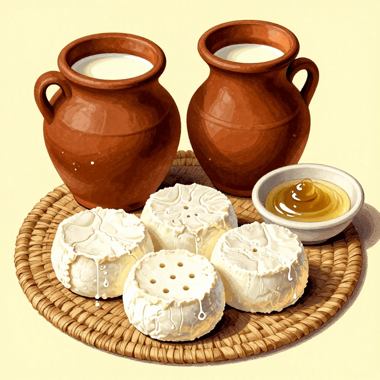 Greek Cheese Making — Making Fresh Goat Cheese (Tyros)