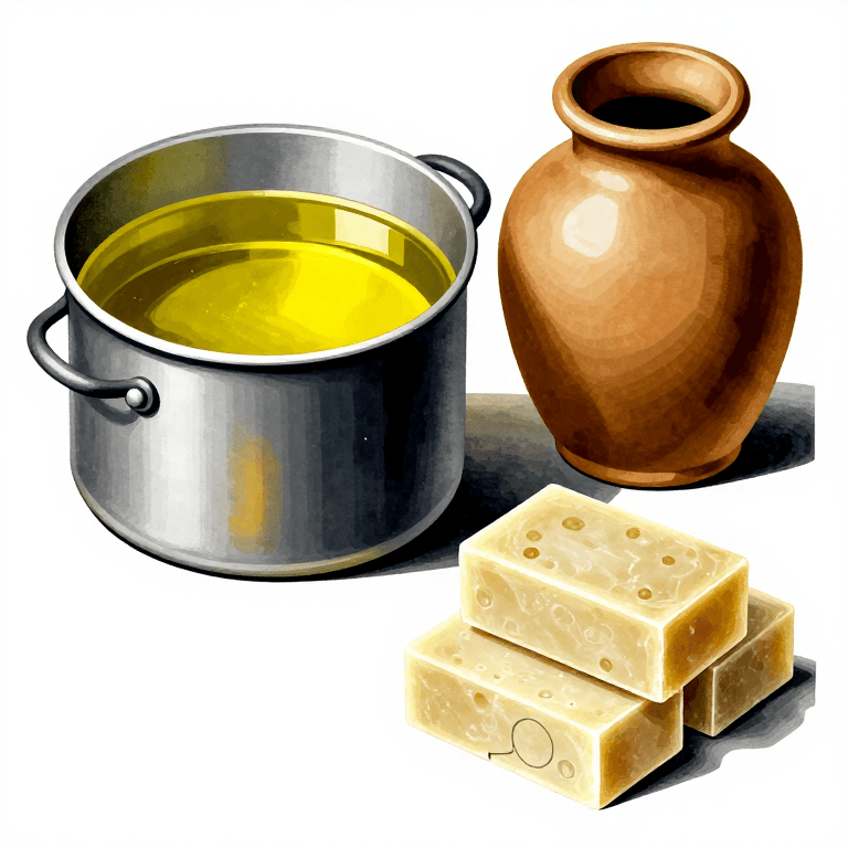 Greek Olive Soap — Making Soap from Olive Oil and Wood Ash