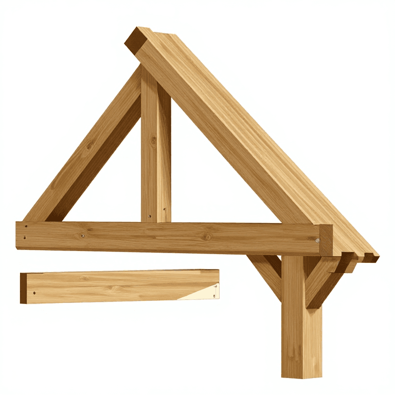 Greek Timber Truss — Constructing a Timber Roof Truss