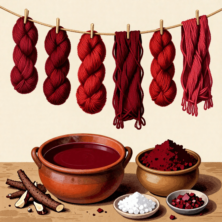 Greek Wool Dyeing — Dyeing Wool with Madder Root