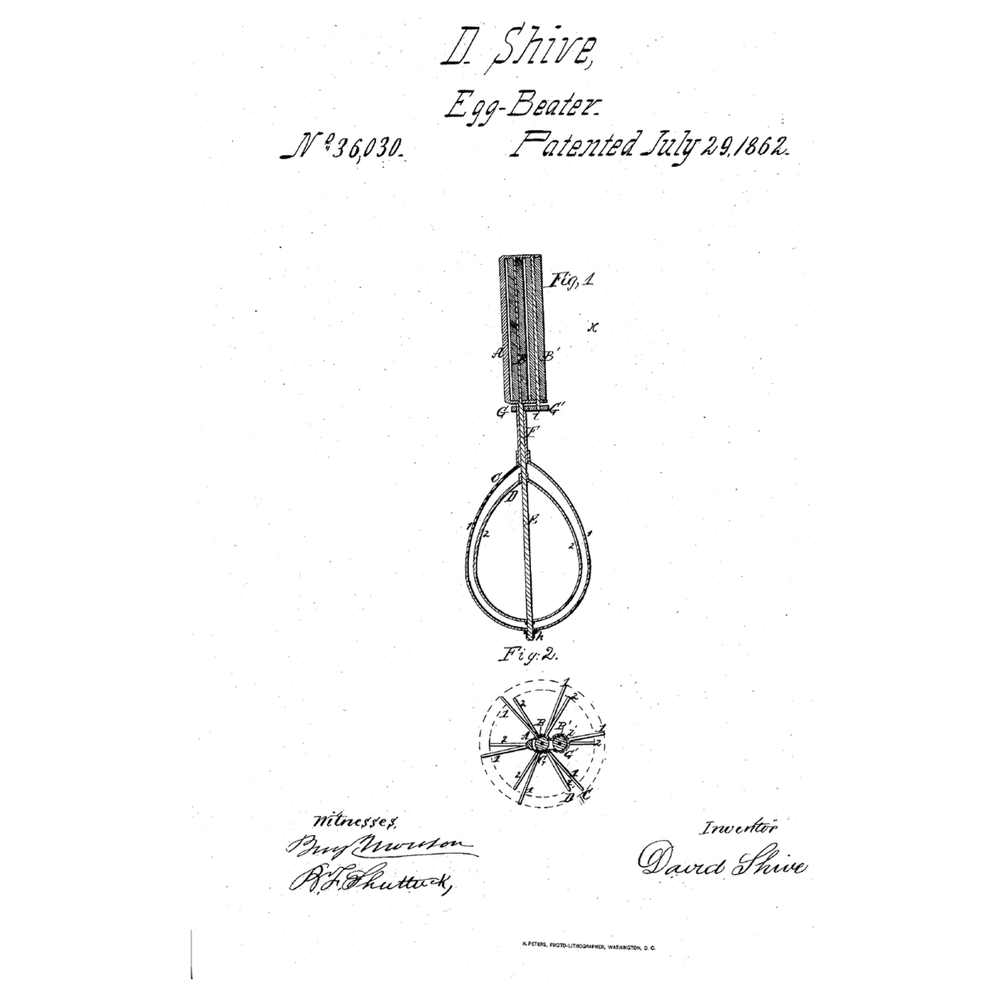 Hand-Rolled Egg Beater: Rub Two Rolls Between the Palms