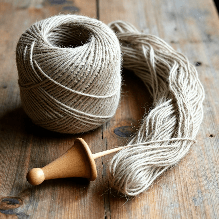 Hand-Spun Three-Ply Hemp Cord