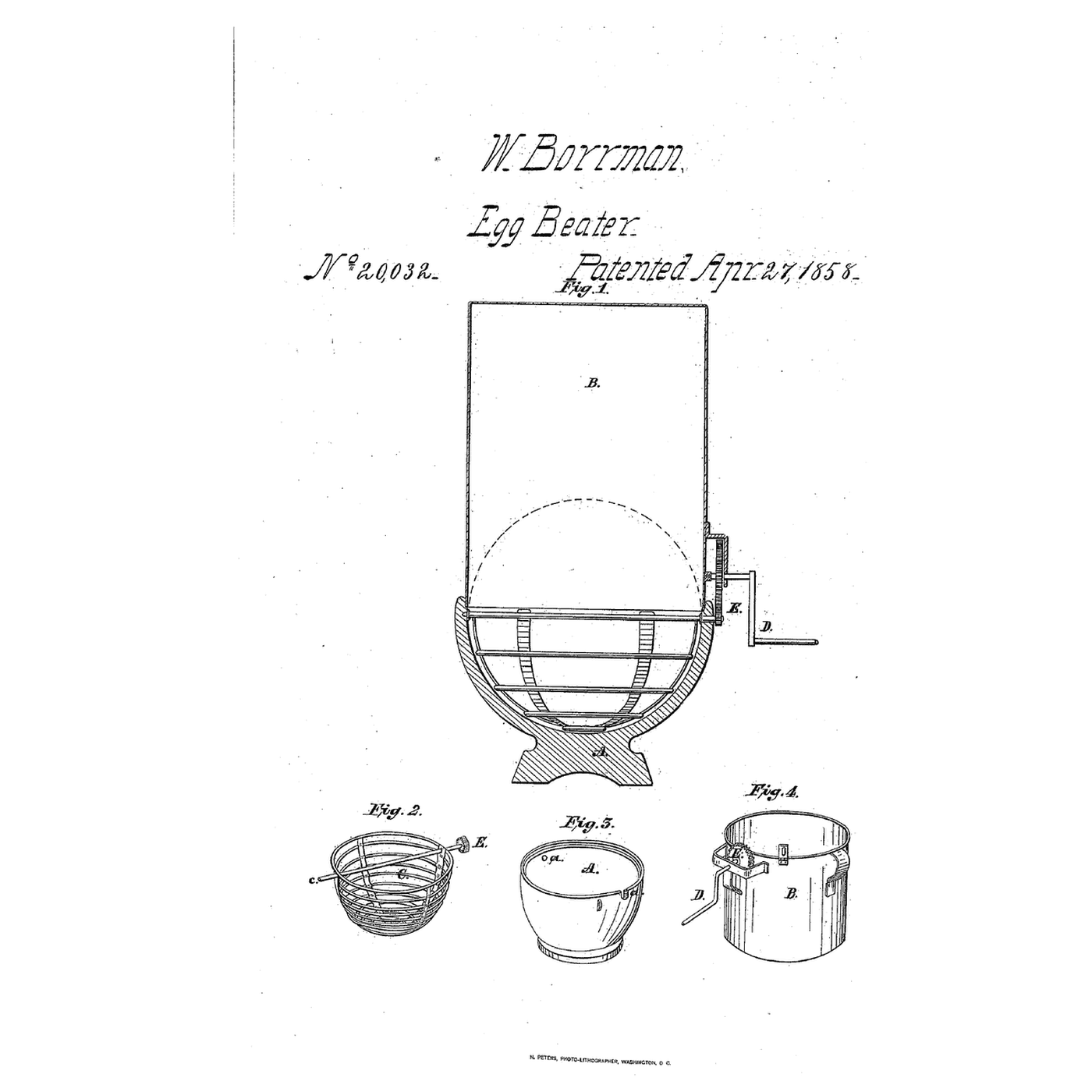 Hemispherical-Dasher Bowl Beater: An Open Half-Sphere Spun Close to Its Bowl Throws the Froth Into a Cup