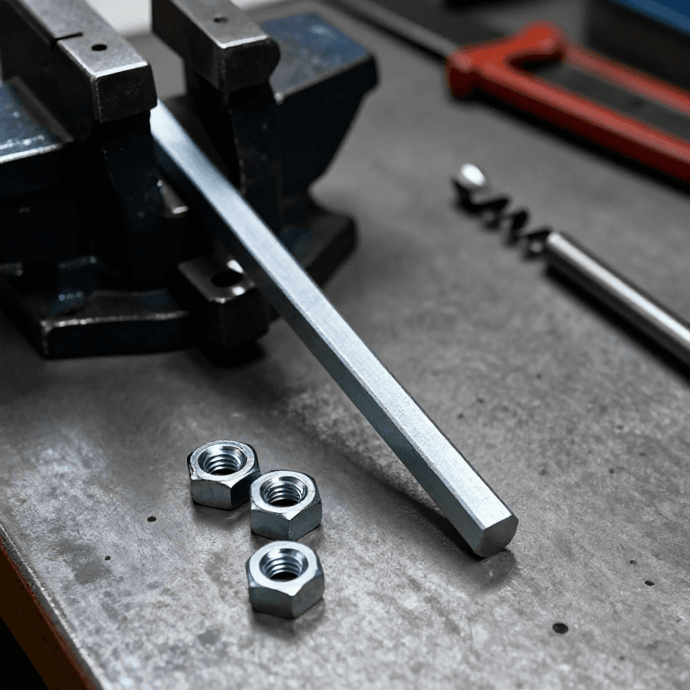 Hex Nuts from Hex Bar