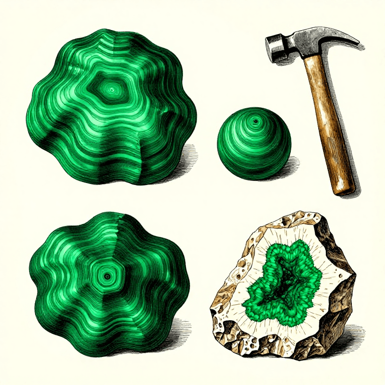Identifying and Collecting Malachite — Copper Carbonate Ore from the Earth