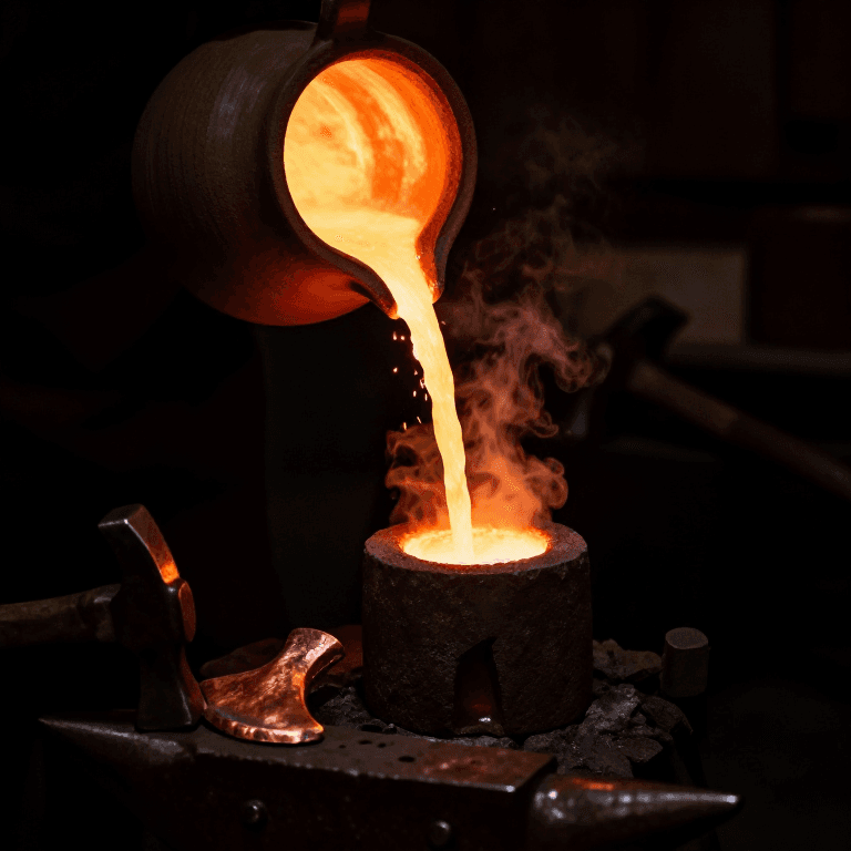 Casting Copper Tools — Shaping the First Metal