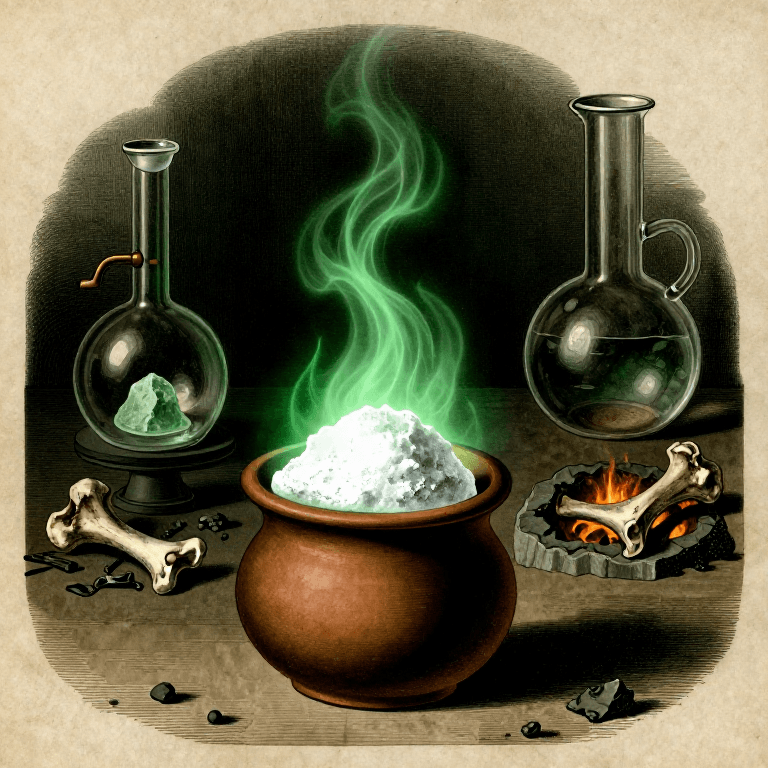 Isolating Phosphorus from Bone Ash — The Element Discovered in Urine