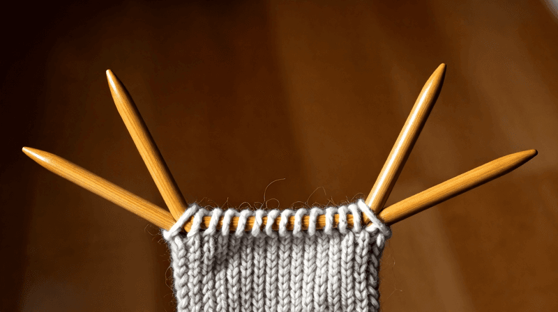 Knitting in the Round on Double-Pointed Needles — Seamless Tubes for Socks, Hats and Mittens