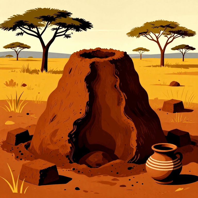 Kukusanya Udongo wa Mchwa — Nyenzo ya Ujenzi wa Jadi ya Afrika Mashariki