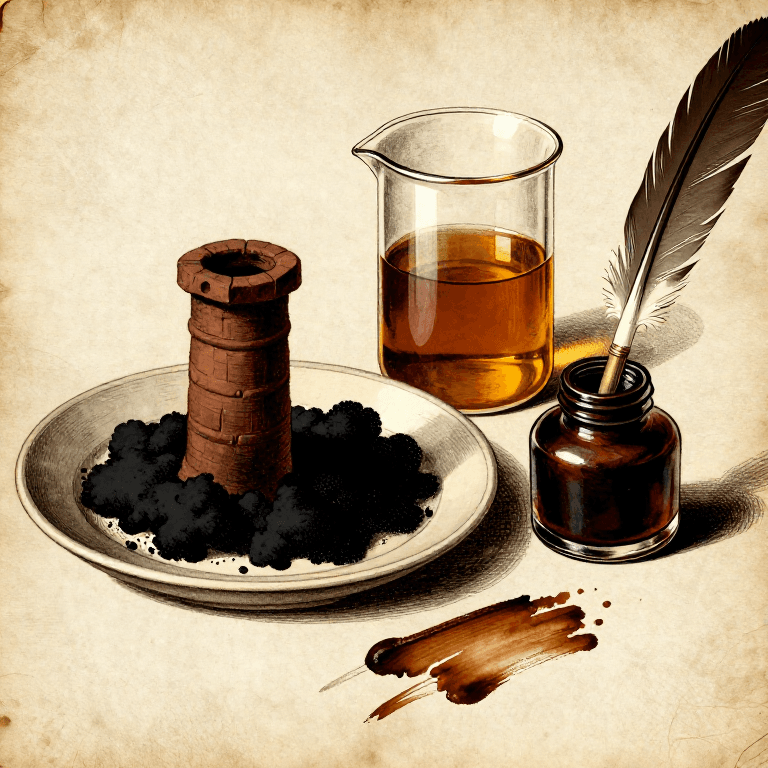Making Bistre Ink from Wood Soot — The Warm Brown Drawing Ink of Old Masters