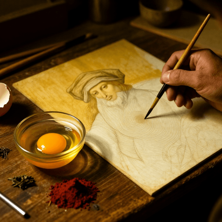 Making Egg Tempera Paint — The Medieval Panel Painting Medium