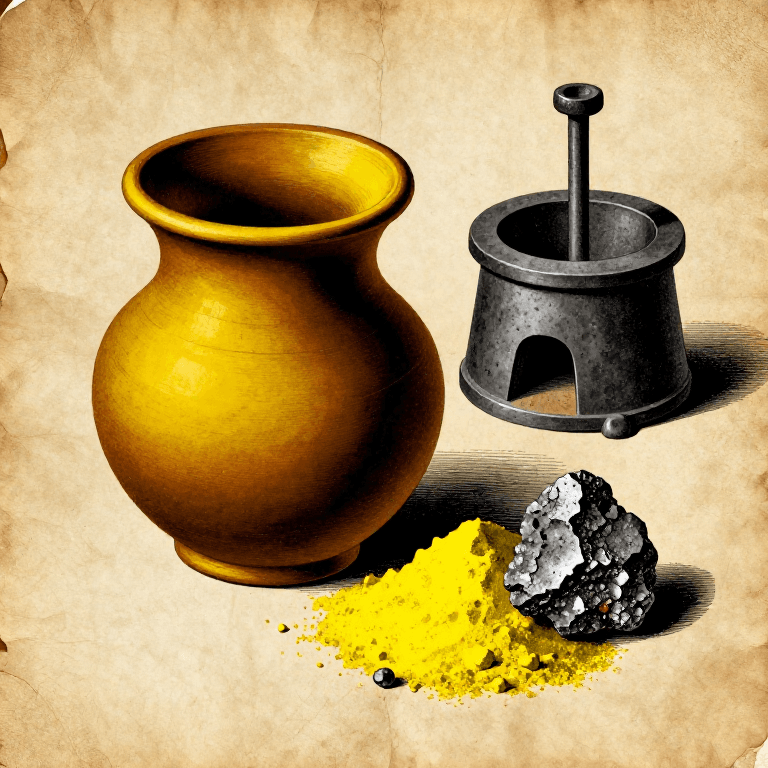 Making Naples Yellow (Lead Antimonate) — The Oldest Known Synthetic Yellow Pigment