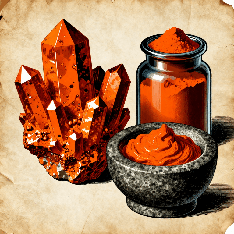 Making Realgar Orange Pigment — The Arsenic Companion to Orpiment
