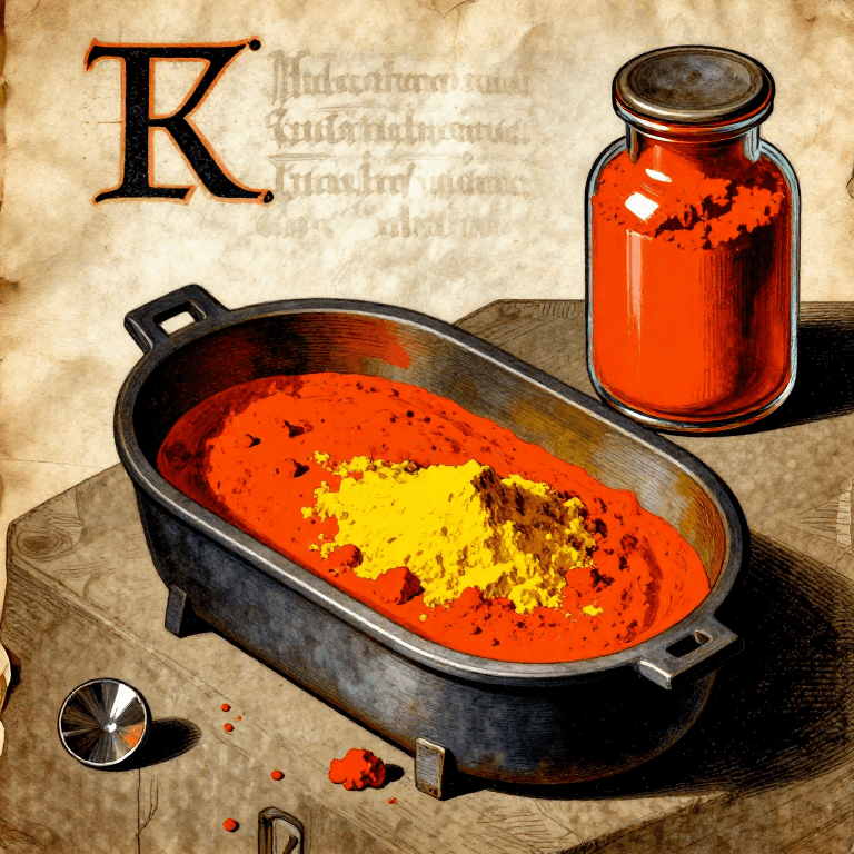 Making Red Lead (Minium) — The Pigment That Named the Art of Miniature Painting