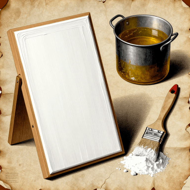 Making Traditional Gesso — The White Ground That Prepared Every Panel Painting in History