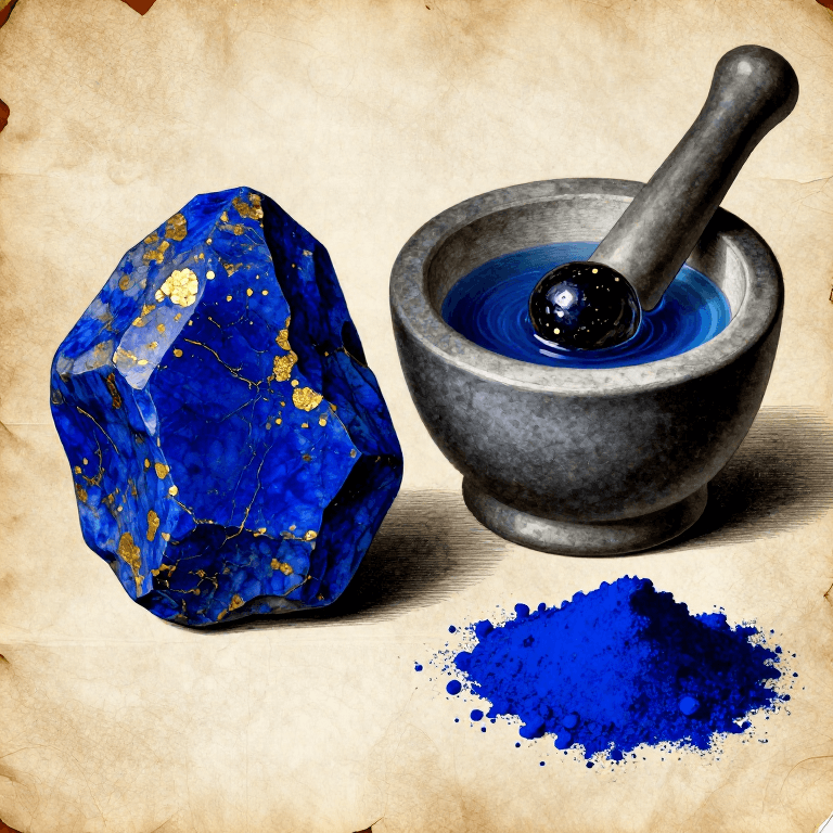 Making Ultramarine from Lapis Lazuli — Extracting the Most Precious Pigment in History