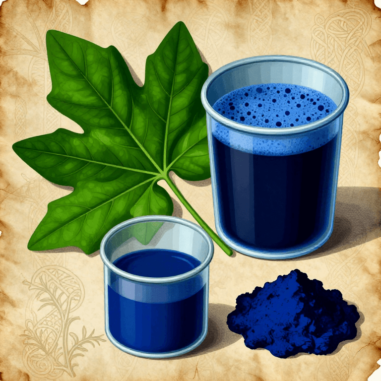 Making Woad Blue Pigment — Europe's Ancient Blue Before Indigo