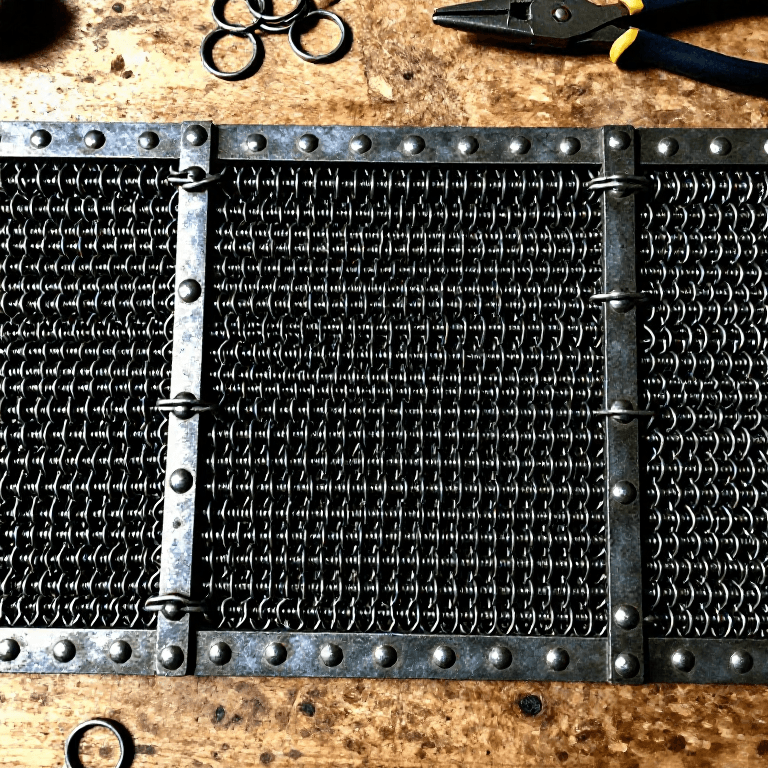 Linking Riveted Chain Mail Rings — Medieval Armour Crafting