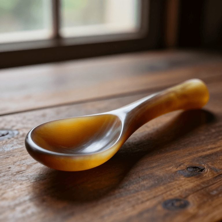 Making a Horn Spoon — Shaping Cattle Horn with Heat and Pressure
