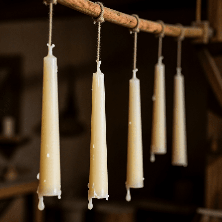 Making Tallow Dipped Candles — The Poor Man's Light for Two Thousand Years
