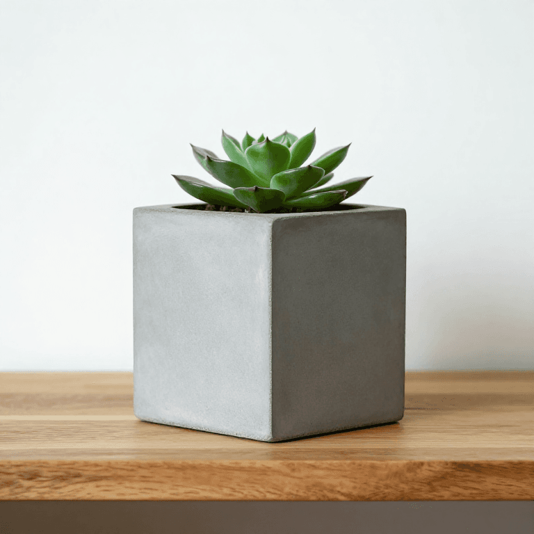 Casting a Concrete Planter in a Mold — Portland Cement Casting