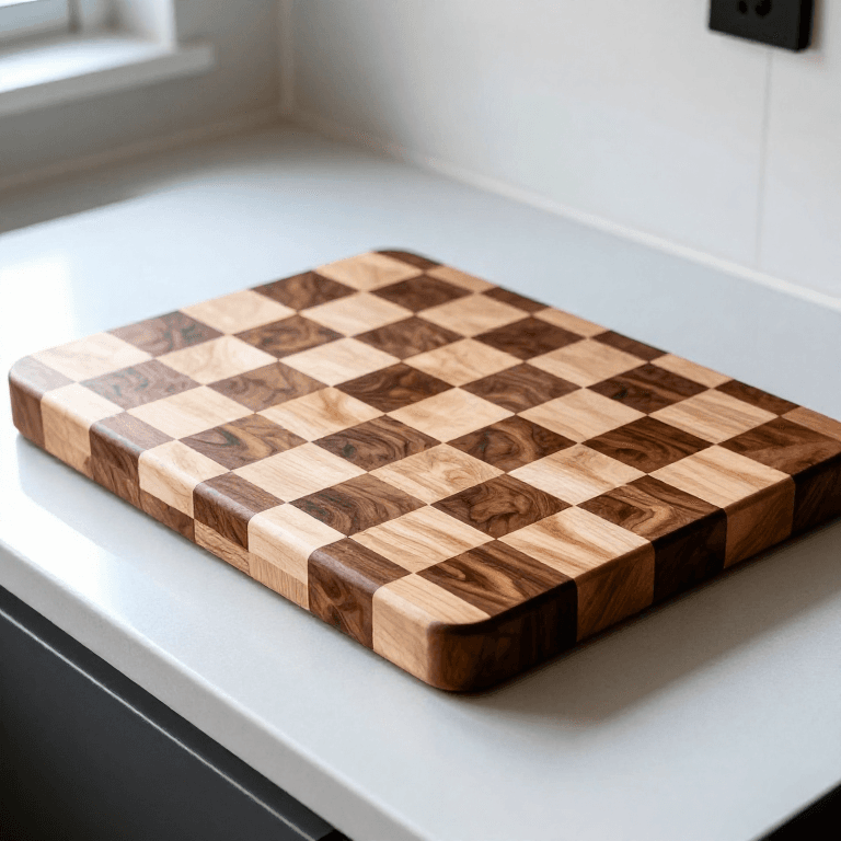 Making an End-Grain Cutting Board — Butcher Block Construction