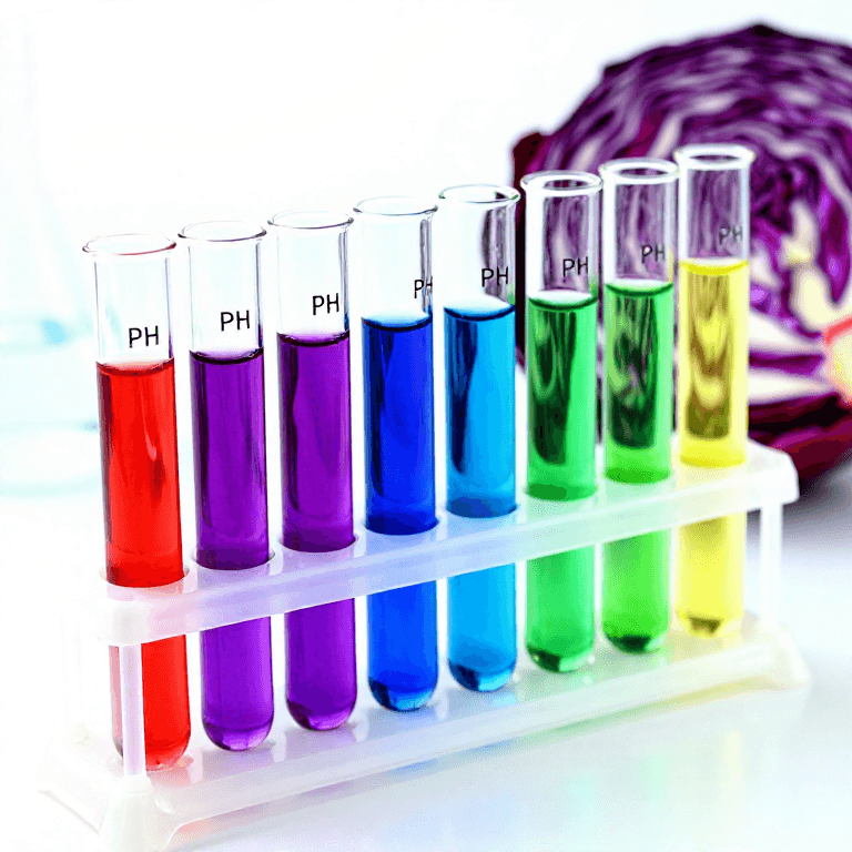Making a pH Indicator from Red Cabbage — Anthocyanin Chemistry