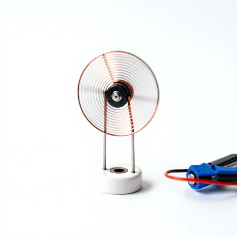 Building a Simple DC Electric Motor — Electromagnetic Rotation