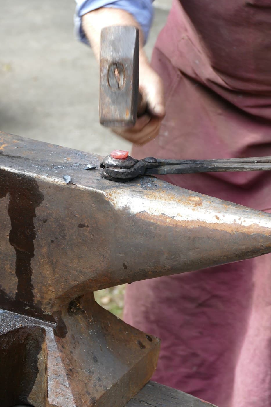 Nail Header, Rivet Set, Raising Stake and Fire Poker
