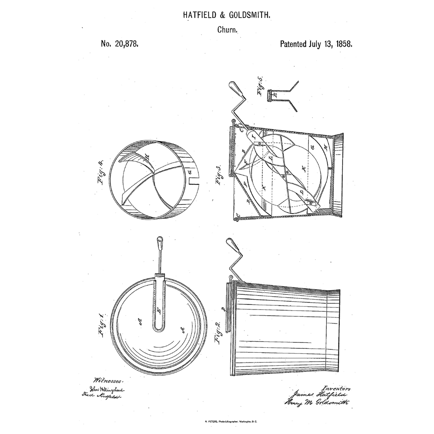 Oblique-Shaft Basin-Lid Churn: A Slanting Agitator Between Brakes, a Lid That Holds Tempering Water