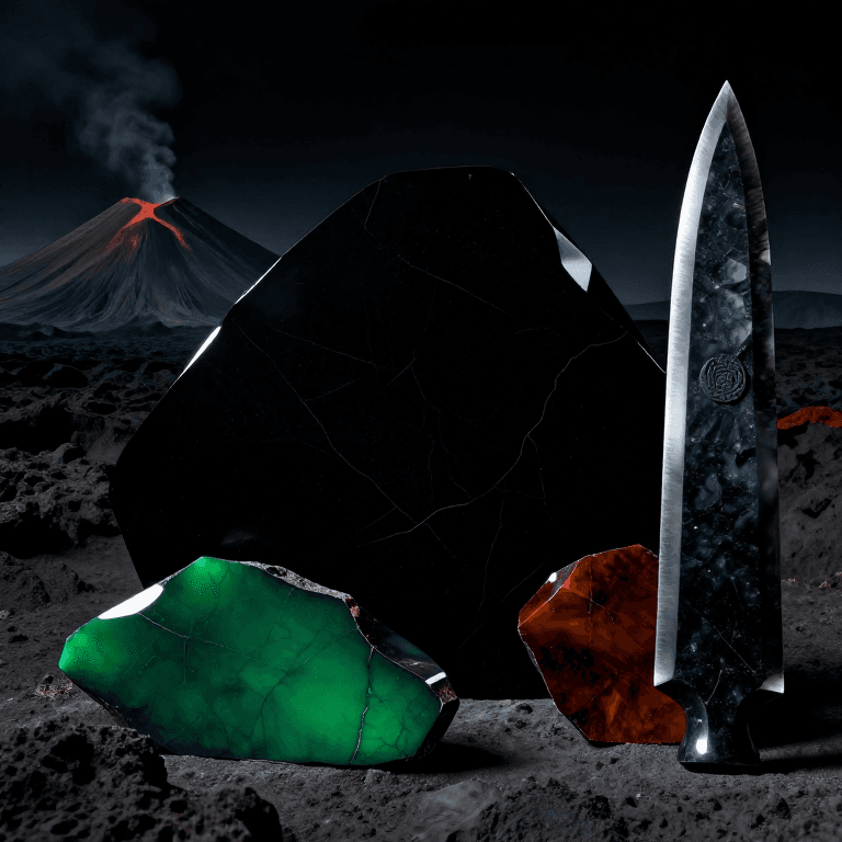 Recolección de Obsidiana — Identificación y Extracción de Vidrio Volcánico en México