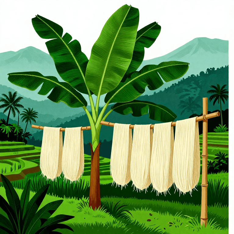 अबाका फाइबर की कटाई और तैयारी — दुनिया का सबसे मजबूत प्राकृतिक फाइबर