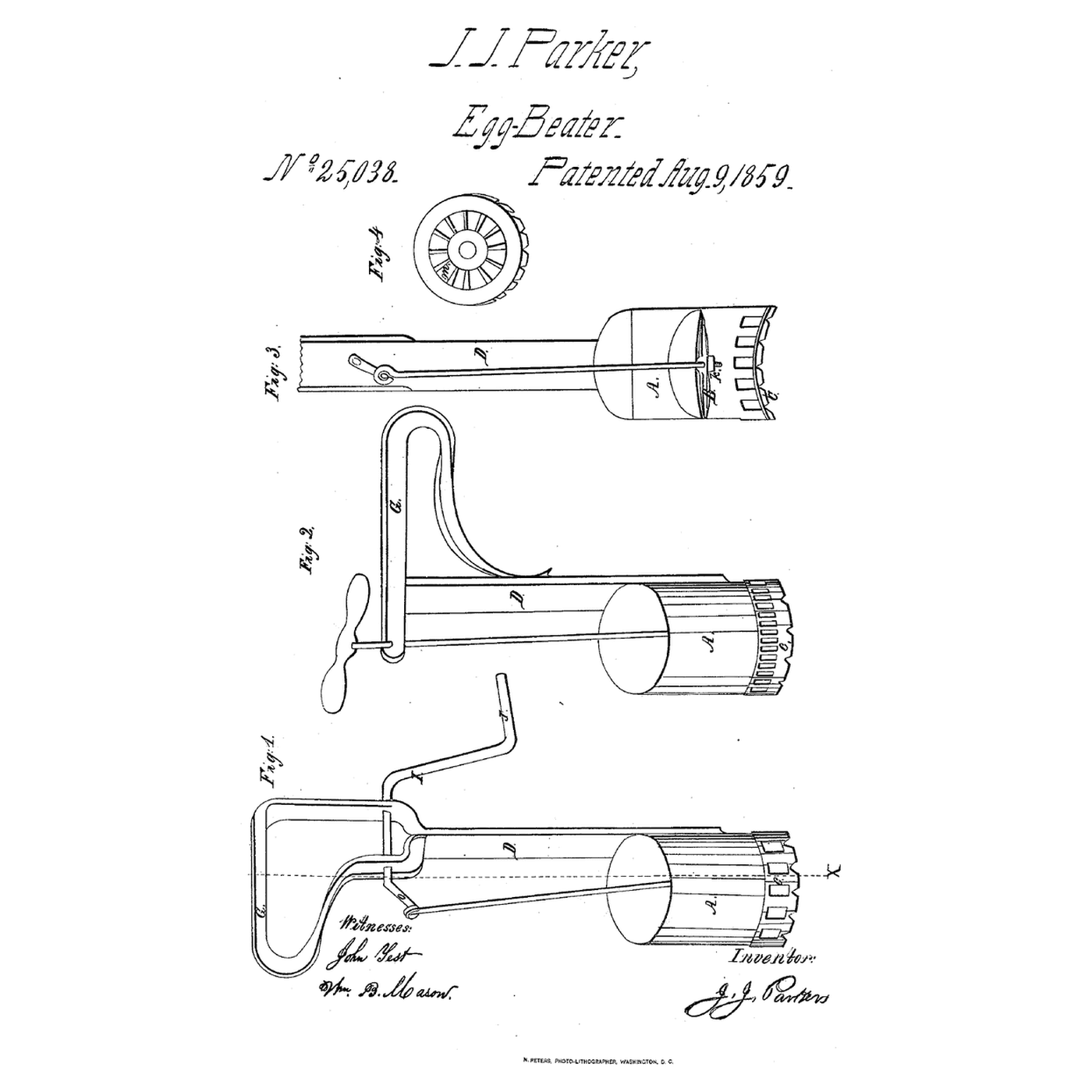 Piston-Pump Egg Beater: Pump the Eggs Through a Grate