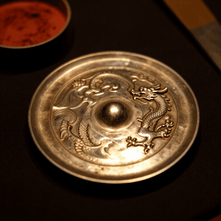 Polishing a Bronze Mirror — The First Reflective Surface Made by Human Hands