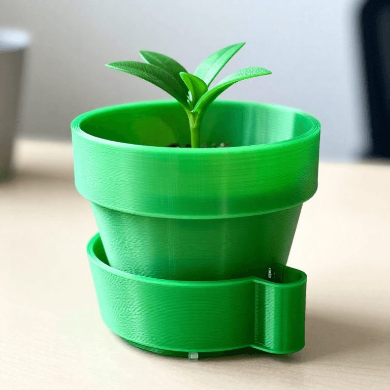 Designing and 3D-Printing a Self-Watering Planter — FDM Printing with PLA