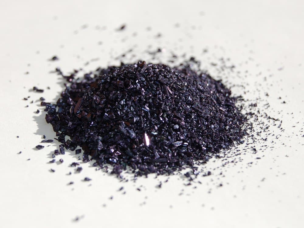 Potassium Permanganate: Pyrolusite Fused with Caustic Potash, Turned Purple by Carbonic Acid