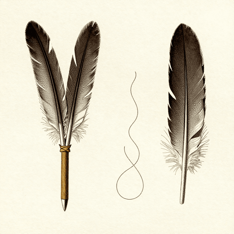 Collecting and Preparing Feathers for Arrow Fletching — Stabilising Projectiles in Flight