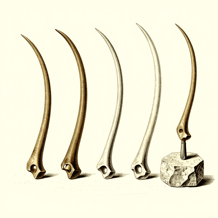 Carving a Bone Fishhook — Grinding & Scoring Technique