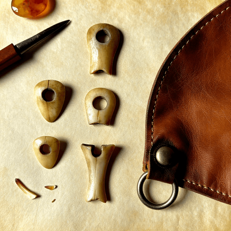 Making a Bone Toggle Fastener — The Earliest Button for Closing Garments