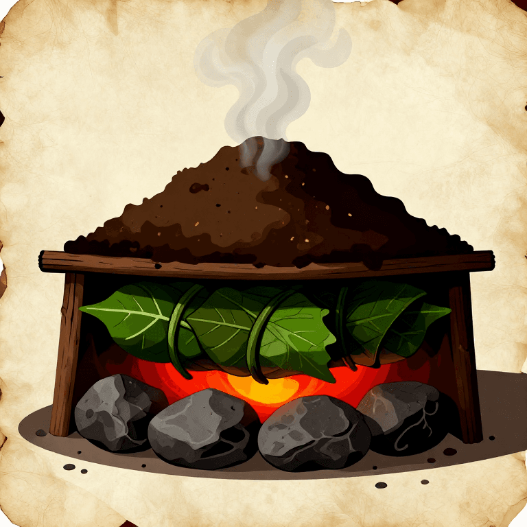 Building and Cooking in an Earth Oven — Underground Pit Roasting