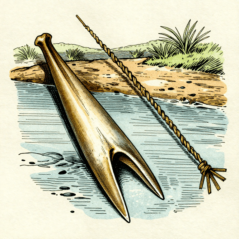 Making a Bone Fish Gorge — The Oldest Fishing Device