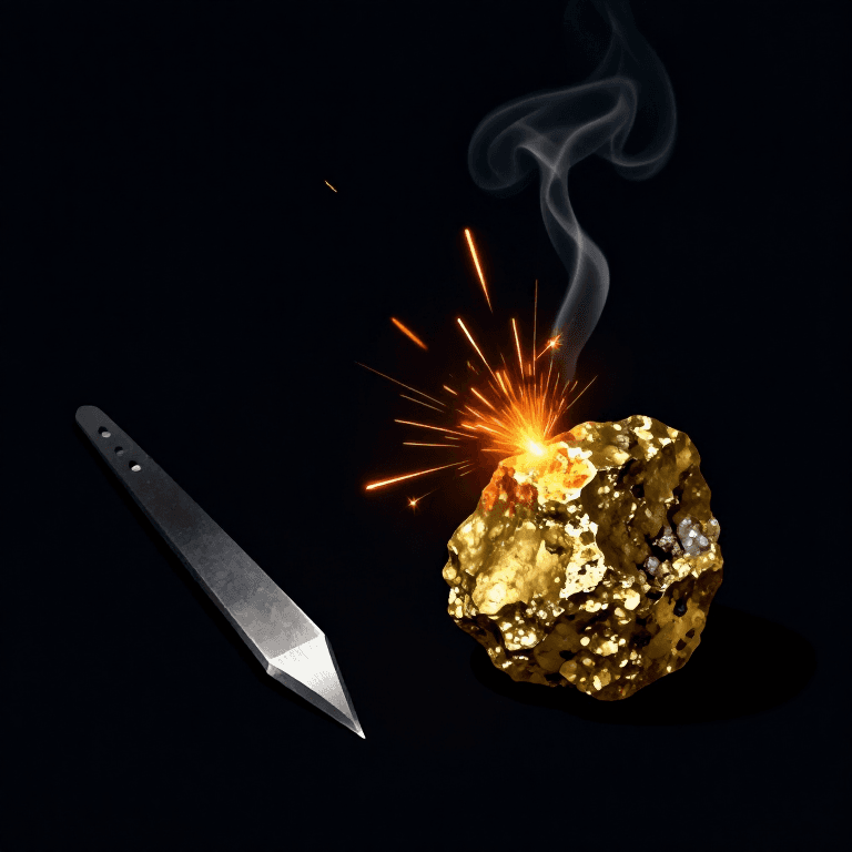 Striking Fire from Flint and Iron Pyrite — Spark-Based Fire Starting