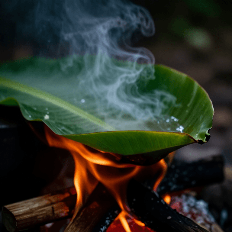 Boiling Water in a Leaf over Direct Flame — Why Water Keeps the Vessel from Burning