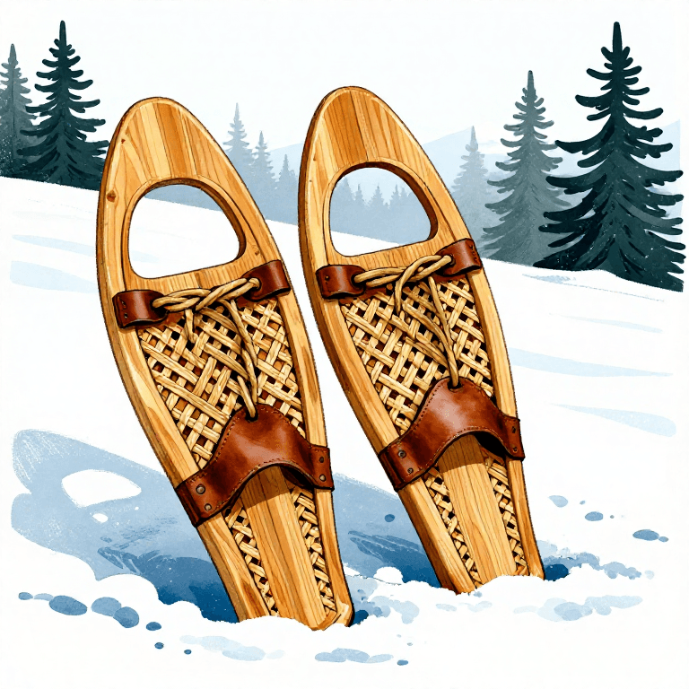 Making Snowshoes from Bent Wood and Rawhide Lacing — Winter Mobility