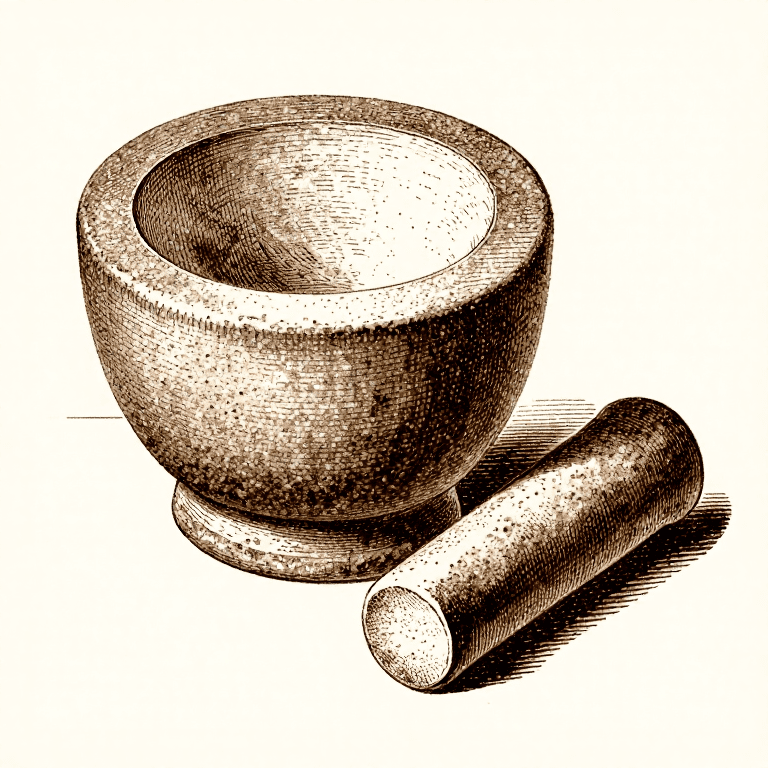 Pecking a Stone Mortar and Pestle — Grinding Implements from Granite