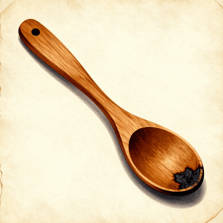 Carving a Wooden Spoon with Stone Tools and Ember Hollowing — The Universal Kitchen Tool